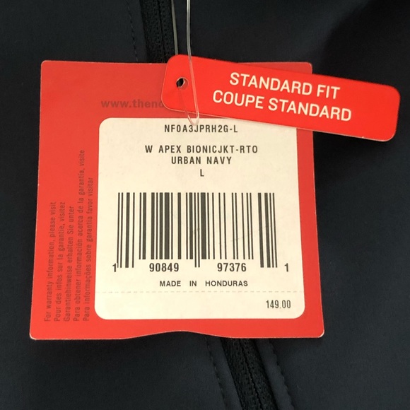SOLD - NWT The North Face W Apex Bionic Jacket RTO - Picture 8 of 8